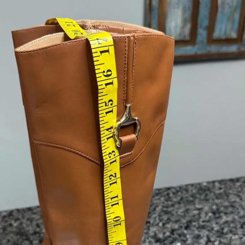 Giani Bernini leather Tan Boots NWT 7